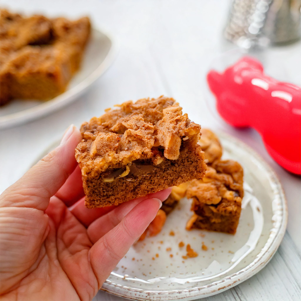 Salted Butterscotch Apple Bars