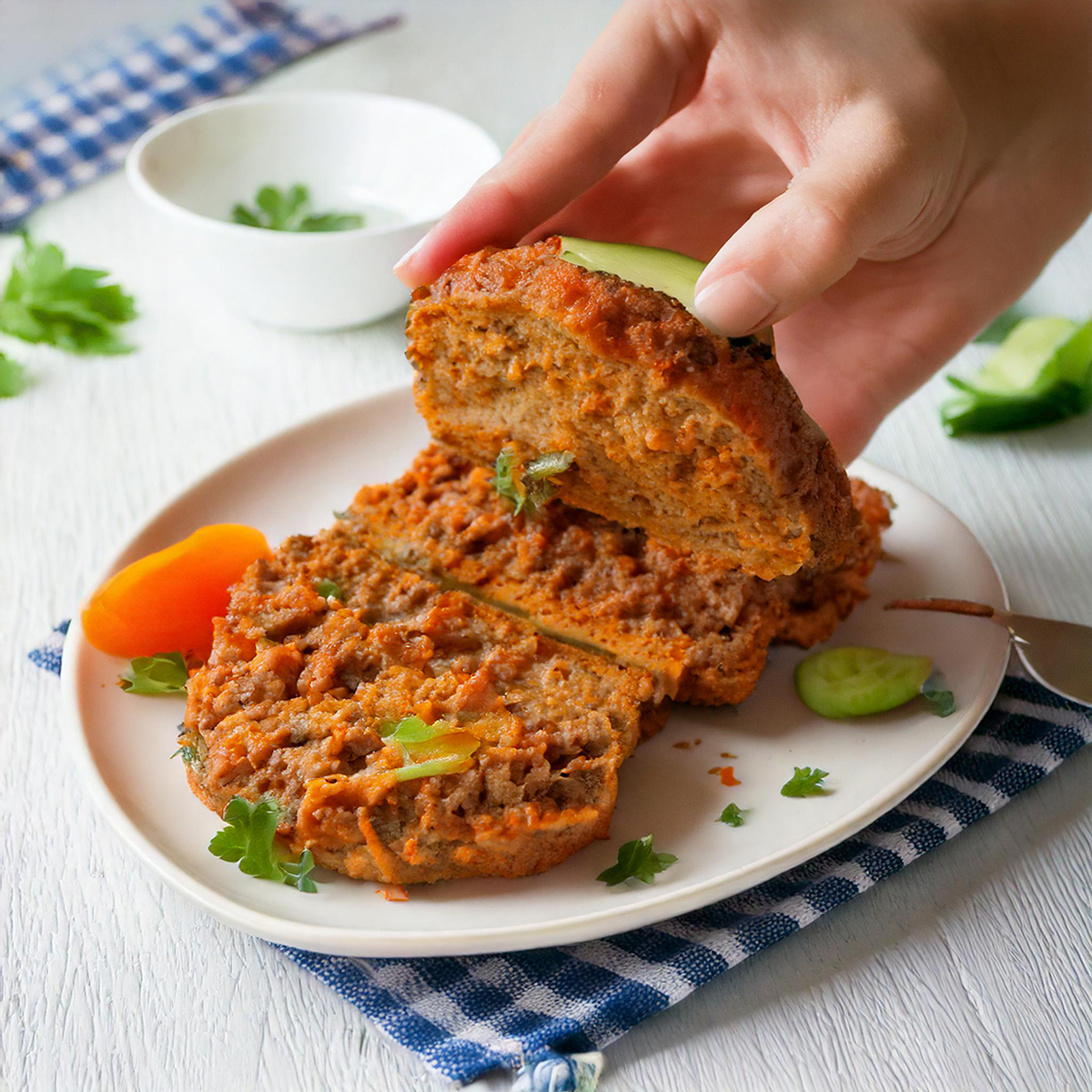 Firefly put in white kitchen white table Taco Meatloaf is a flavorful twist on the classic comfort 1