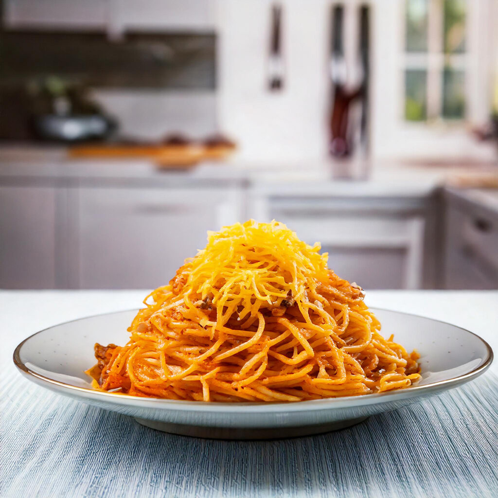 Cheesy Ninja Foodi Spaghetti