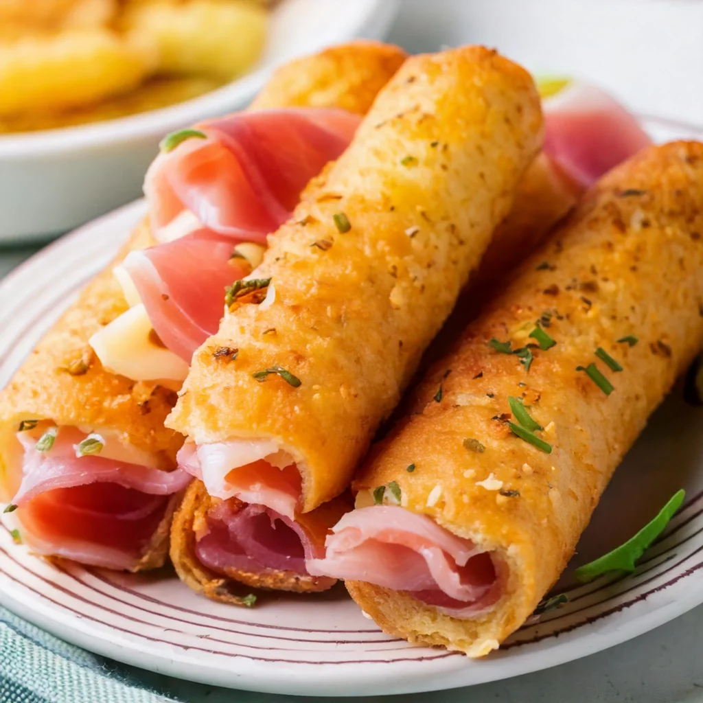 Homemade Ham and Cheese Sticks