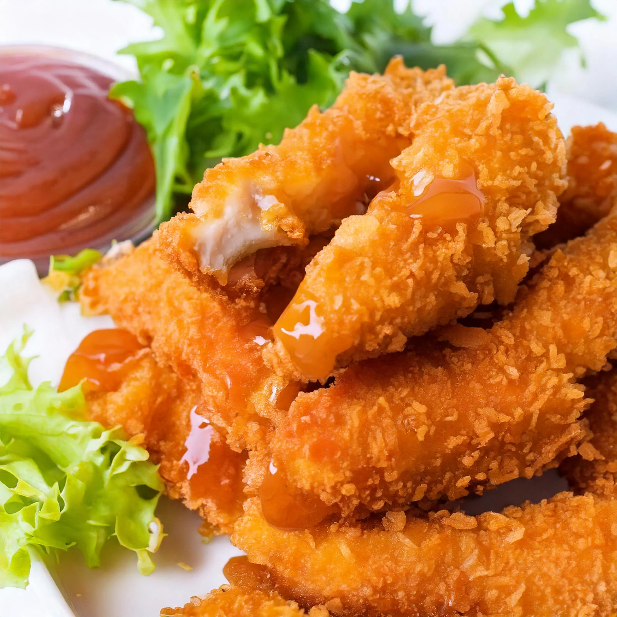 Hot Honey Air Fryer Chicken Tenders