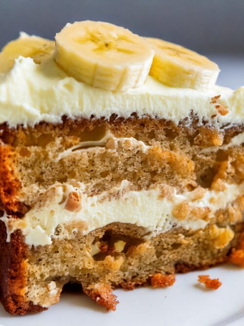 Banana Bread Cake with Cream Cheese Frosting