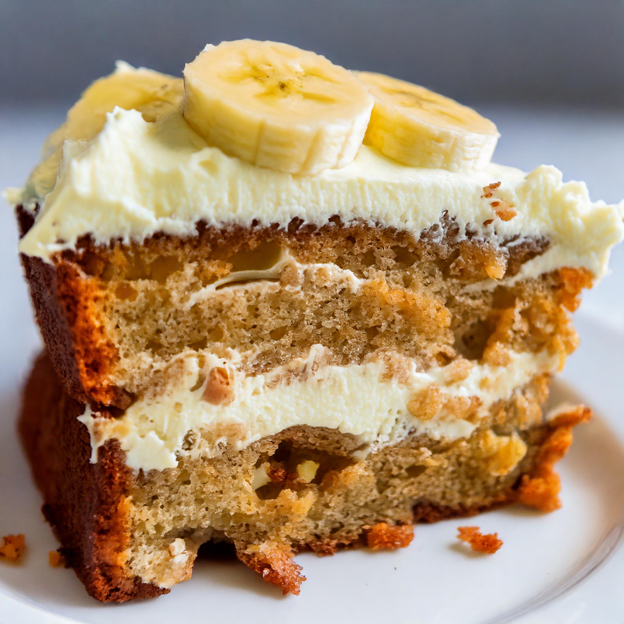 Banana Bread Cake with Cream Cheese Frosting