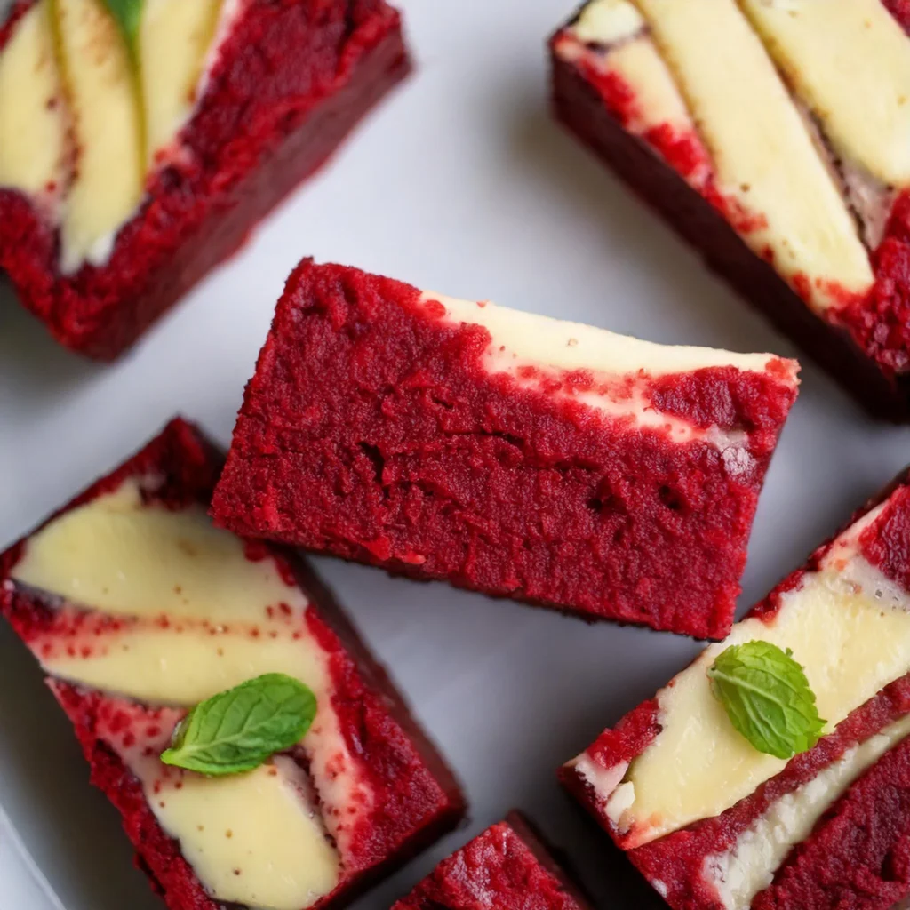 Red Velvet Cheesecake Brownies