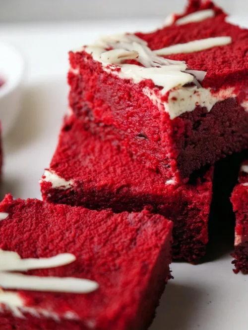 Red Velvet Cheesecake Brownies