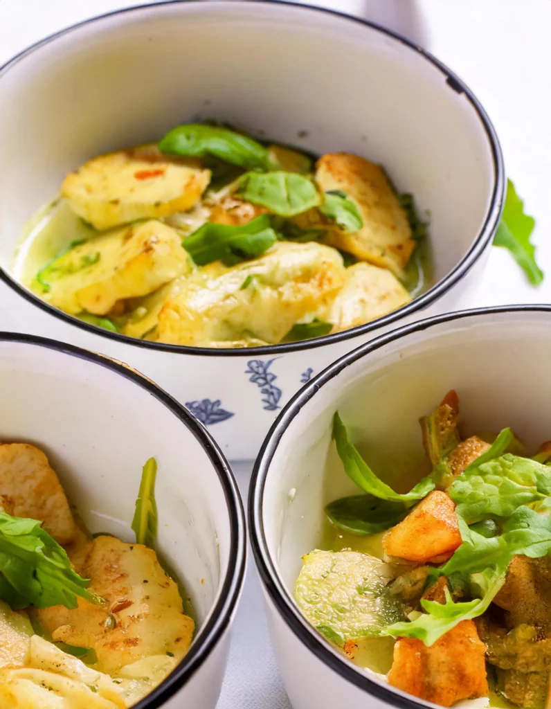 Spinach Artichoke Chicken Bowls