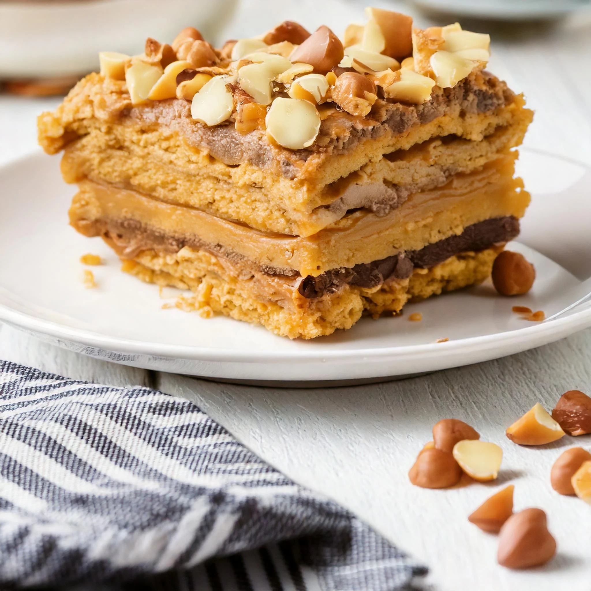 Chocolate Peanut Butter Lasagna