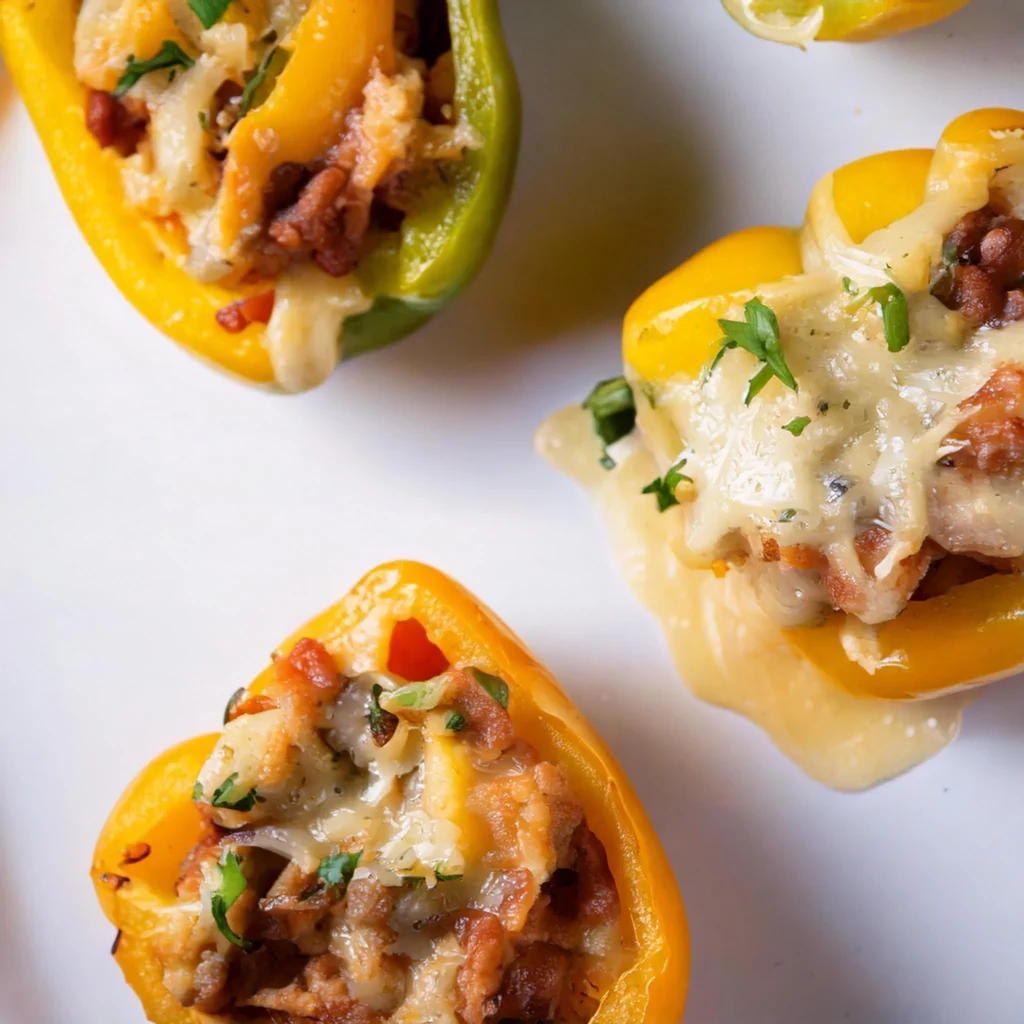 Philly Cheesesteak Stuffed Peppers