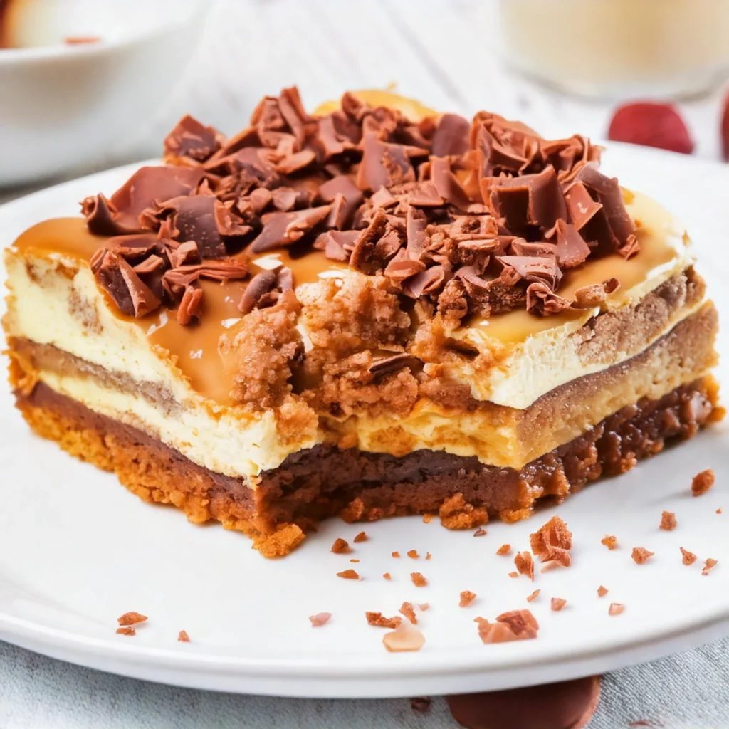 Chocolate Peanut Butter Lasagna