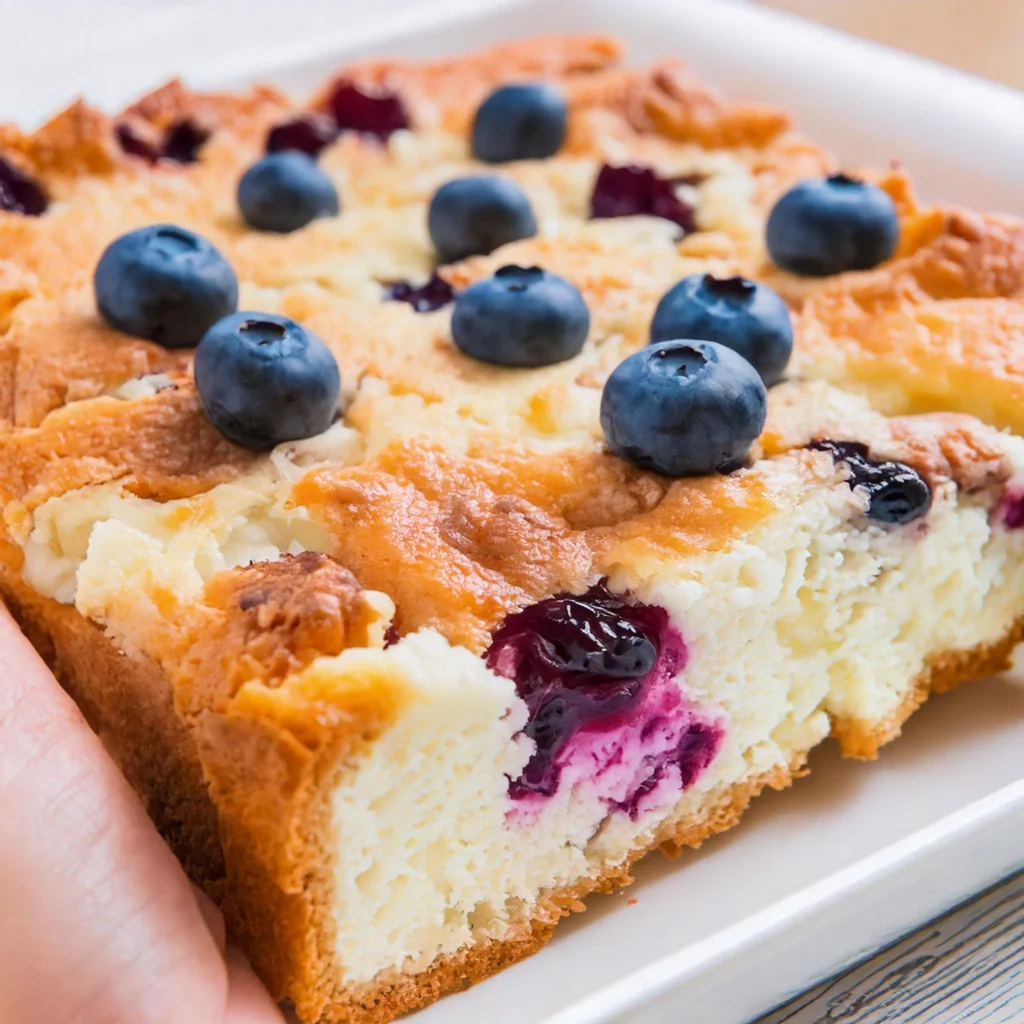 Nutritious Blueberry Cottage Cheese Breakfast Bake