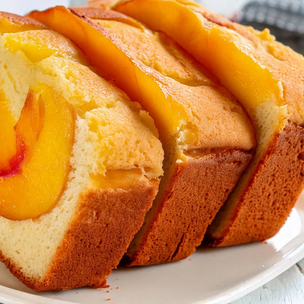 Peaches & Cream Cheese Loaf