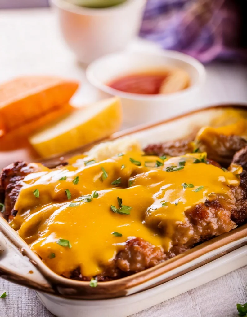 Amish Hamburger Steak Bake