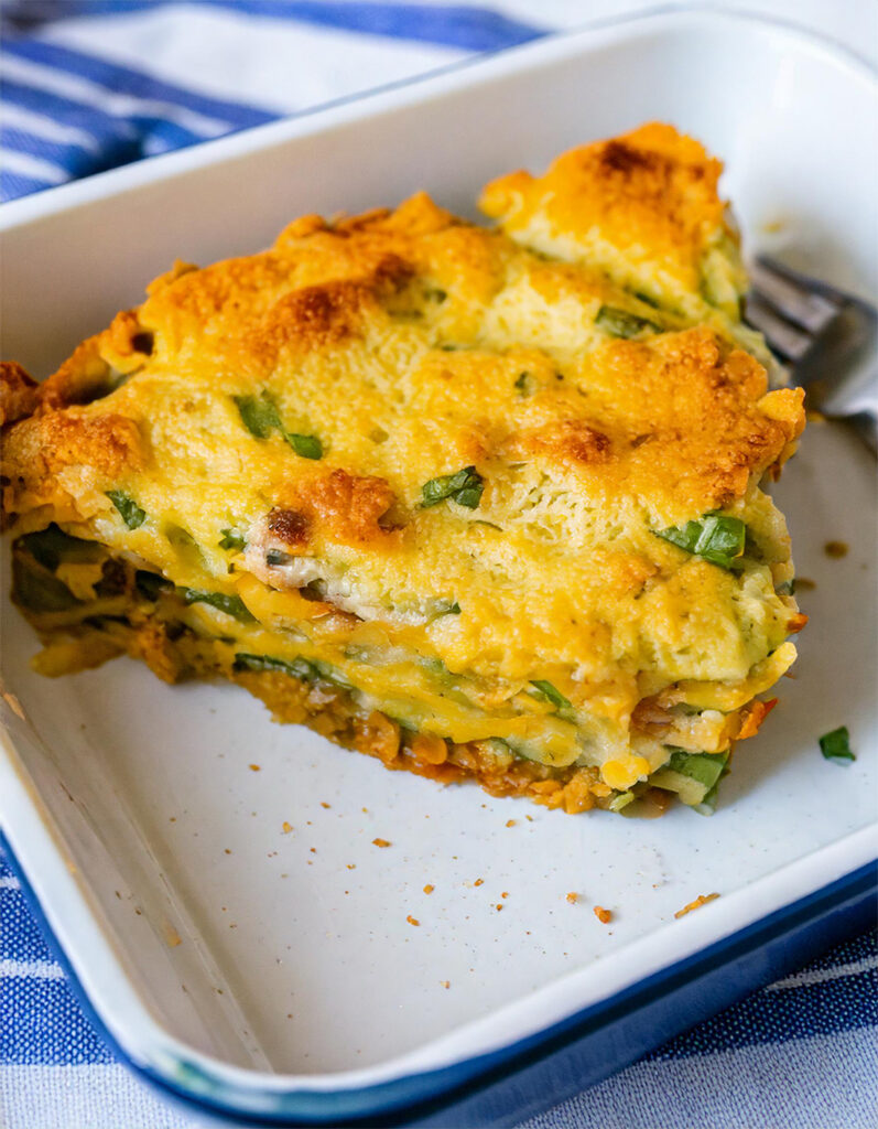 Cheddar Bay Green Bean Casserole