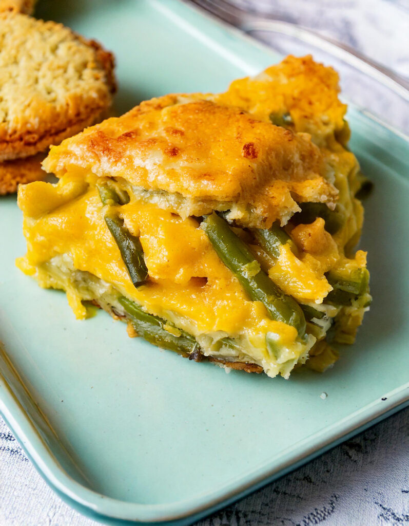 Cheddar Bay Green Bean Casserole