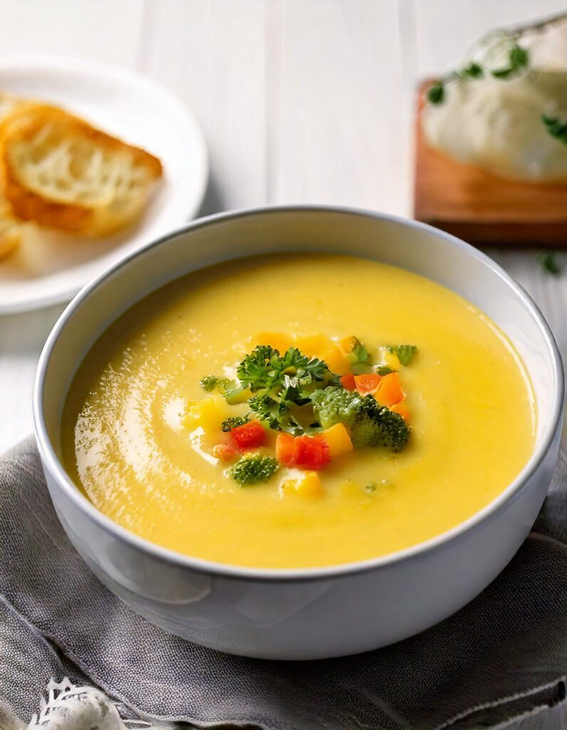 Cheesy Vegetable Chowder recipe