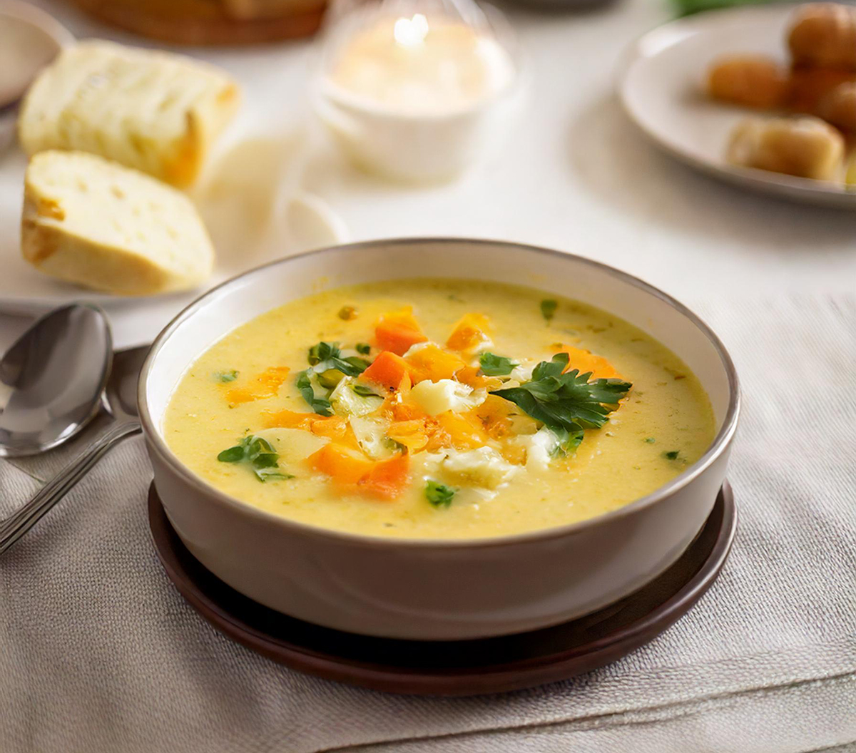 Cheesy Vegetable Chowder RECIPE