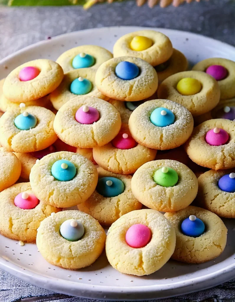 Easter Bunny Button Cookies