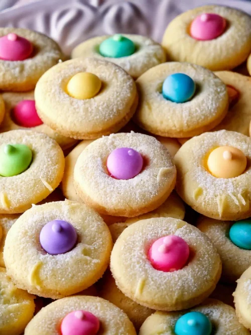 Easter Bunny Button Cookies