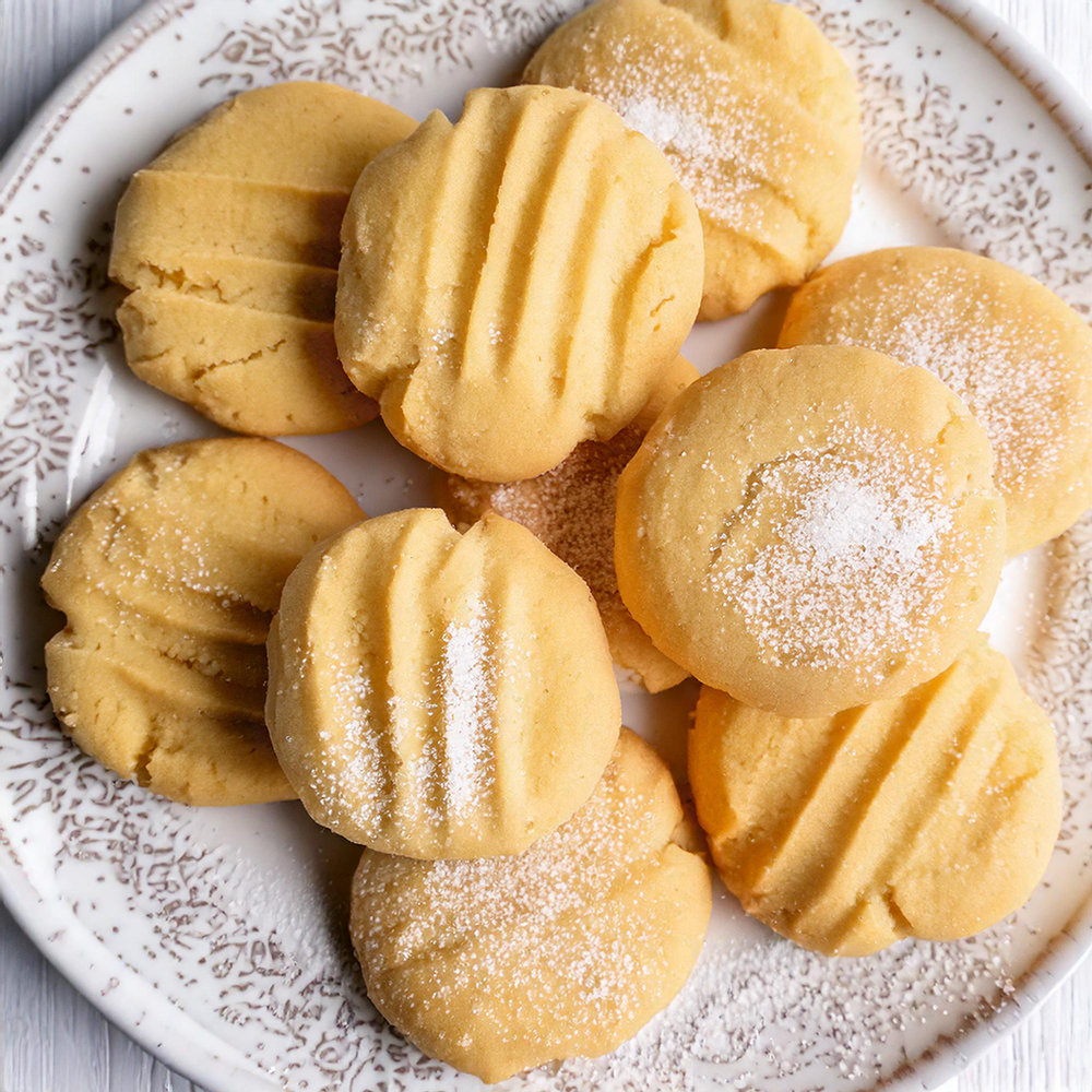 Easy 3 Ingredient Butter Cookies