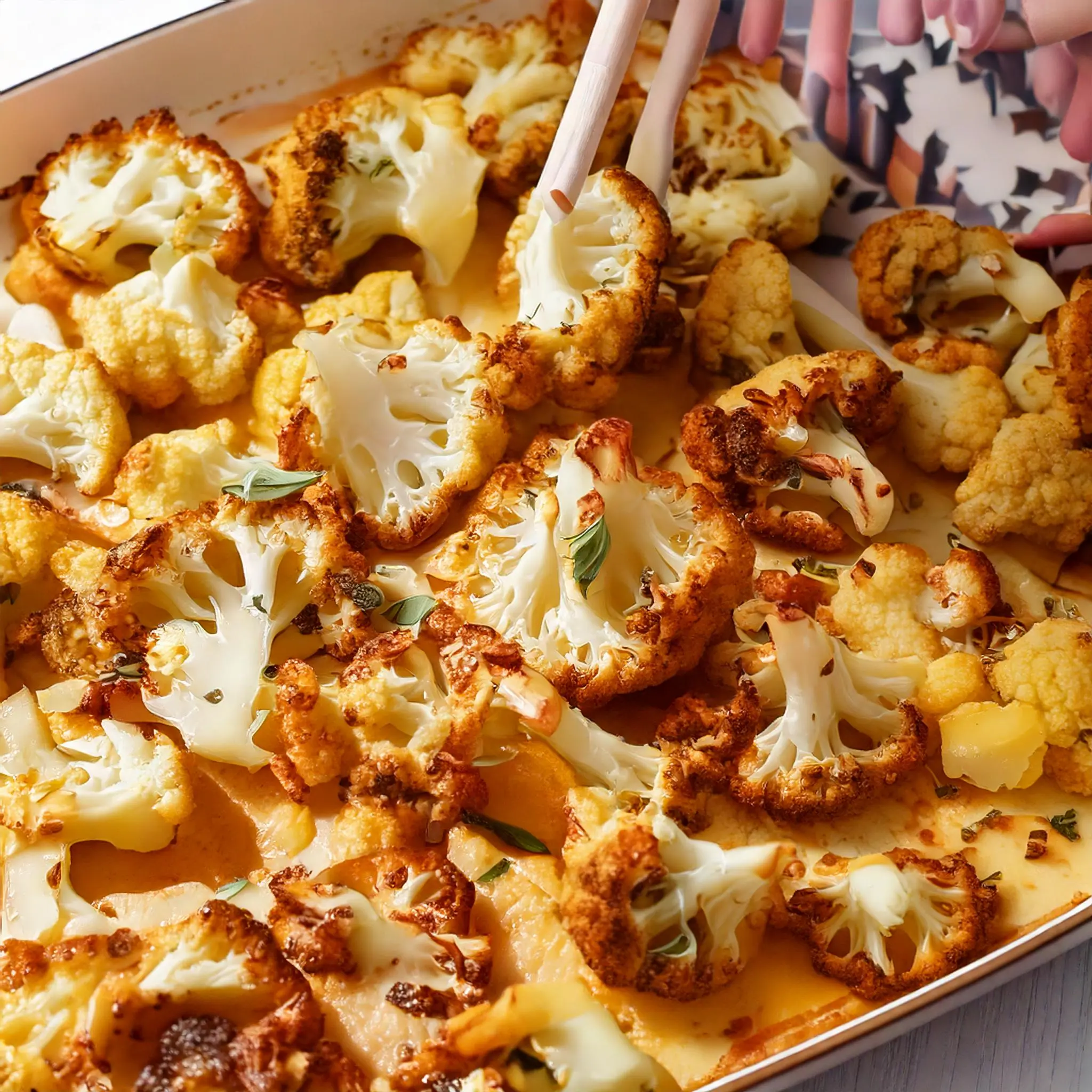 Easy Roasted Cauliflower