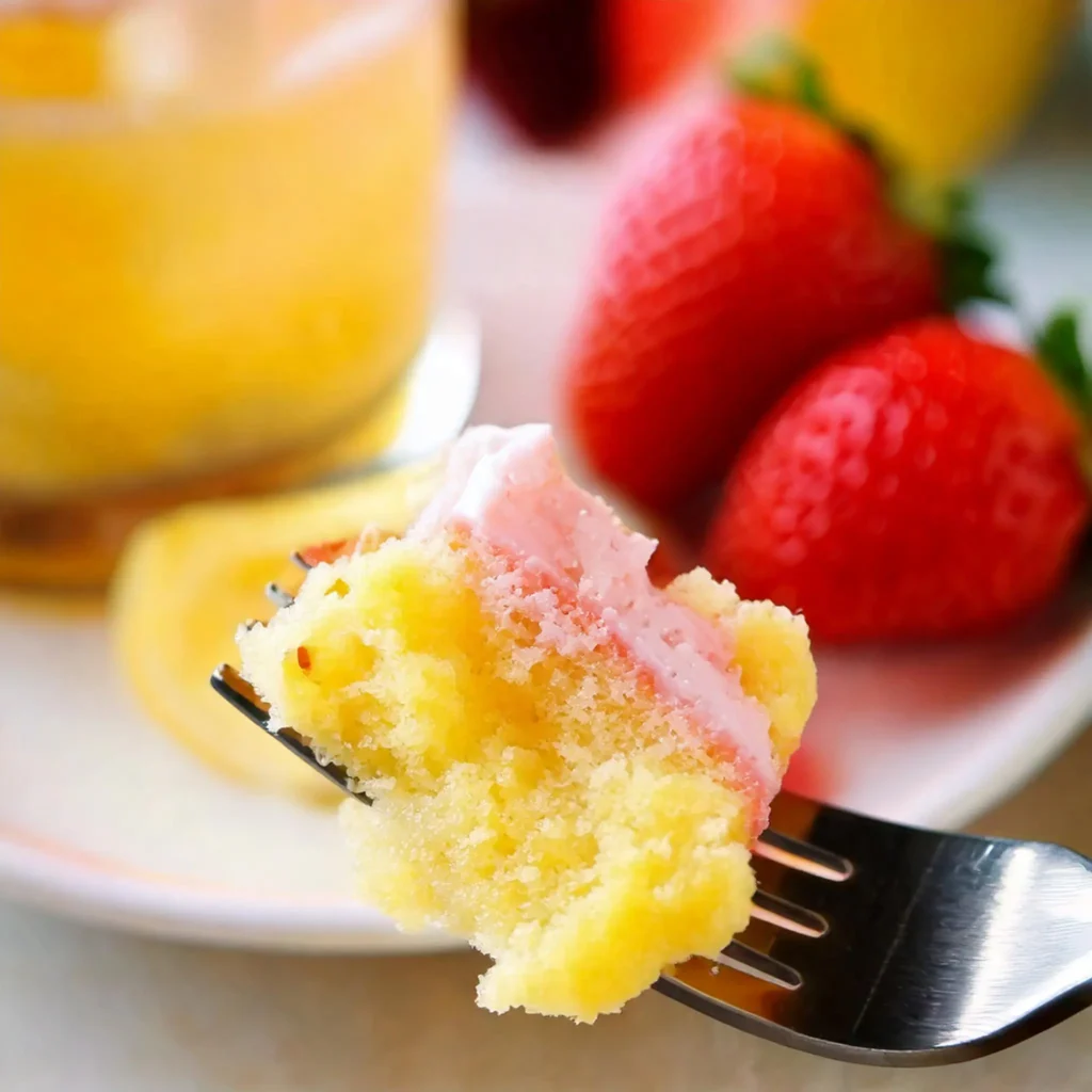 strawberry lemonade cake