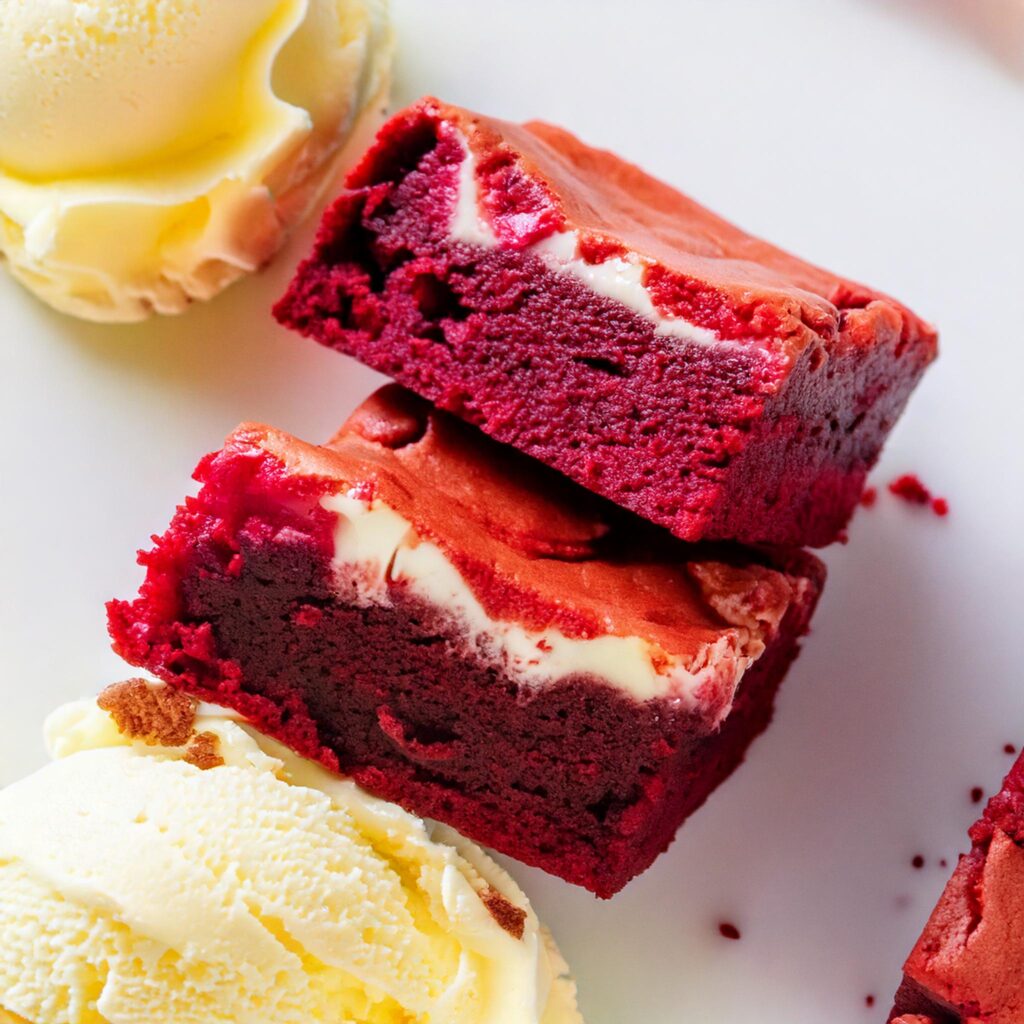 Red Velvet Cheesecake Brownies