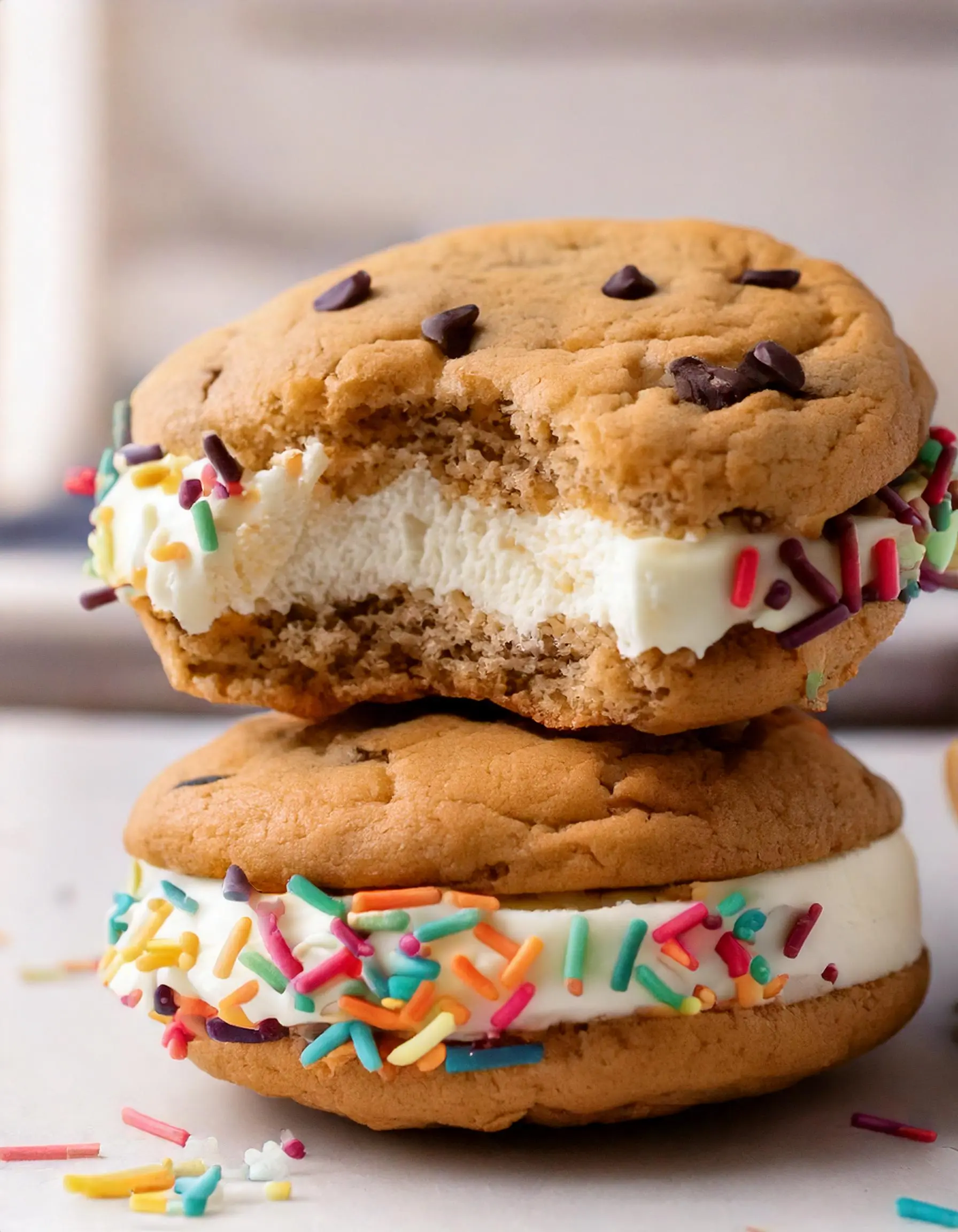 Cookie Ice Cream Sandwiches