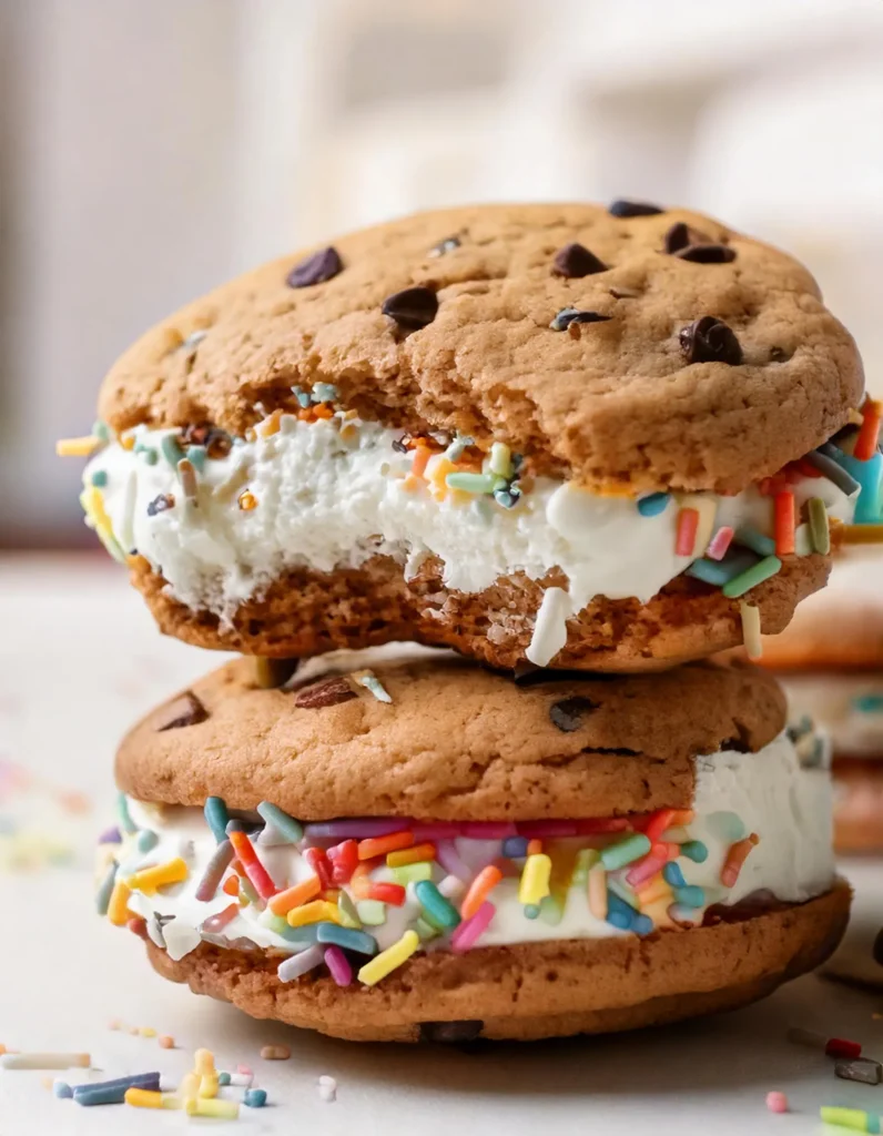 Cookie Ice Cream Sandwiches