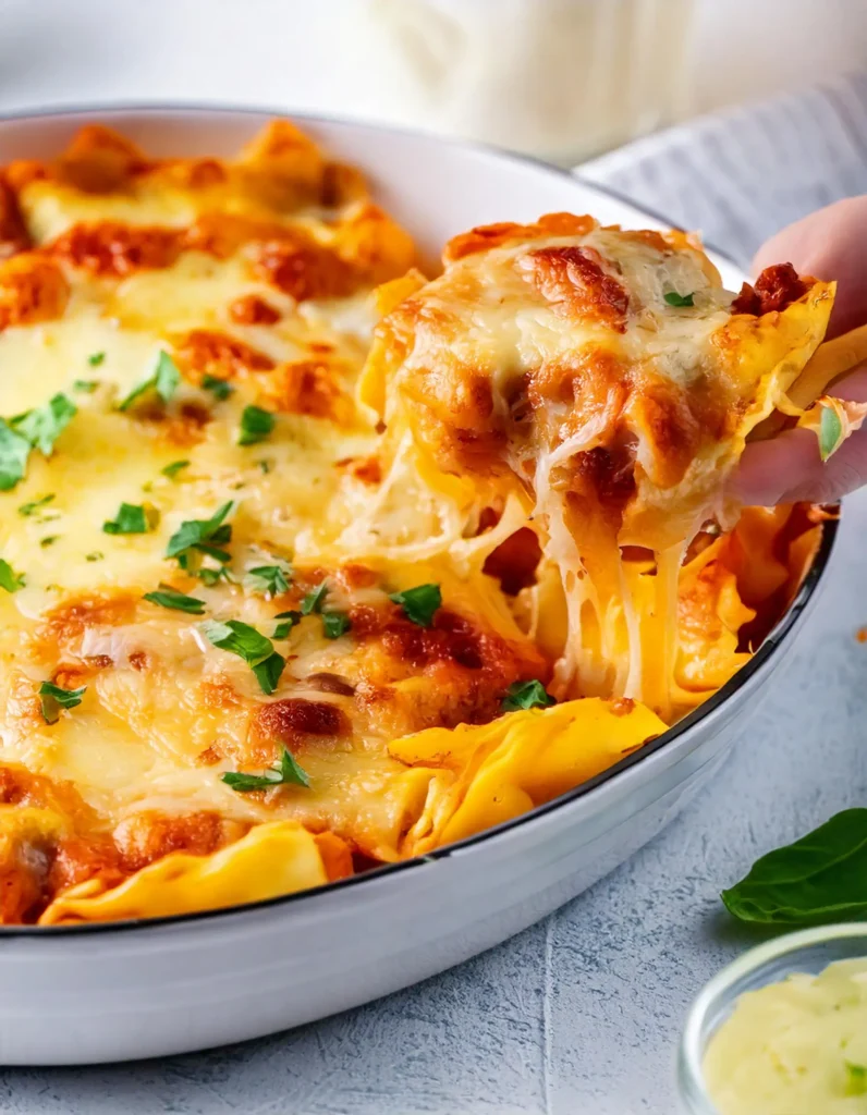 One-Pot Tortellini Lasagna