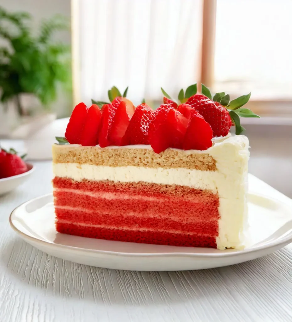 Strawberry Ombre Cake Recipe