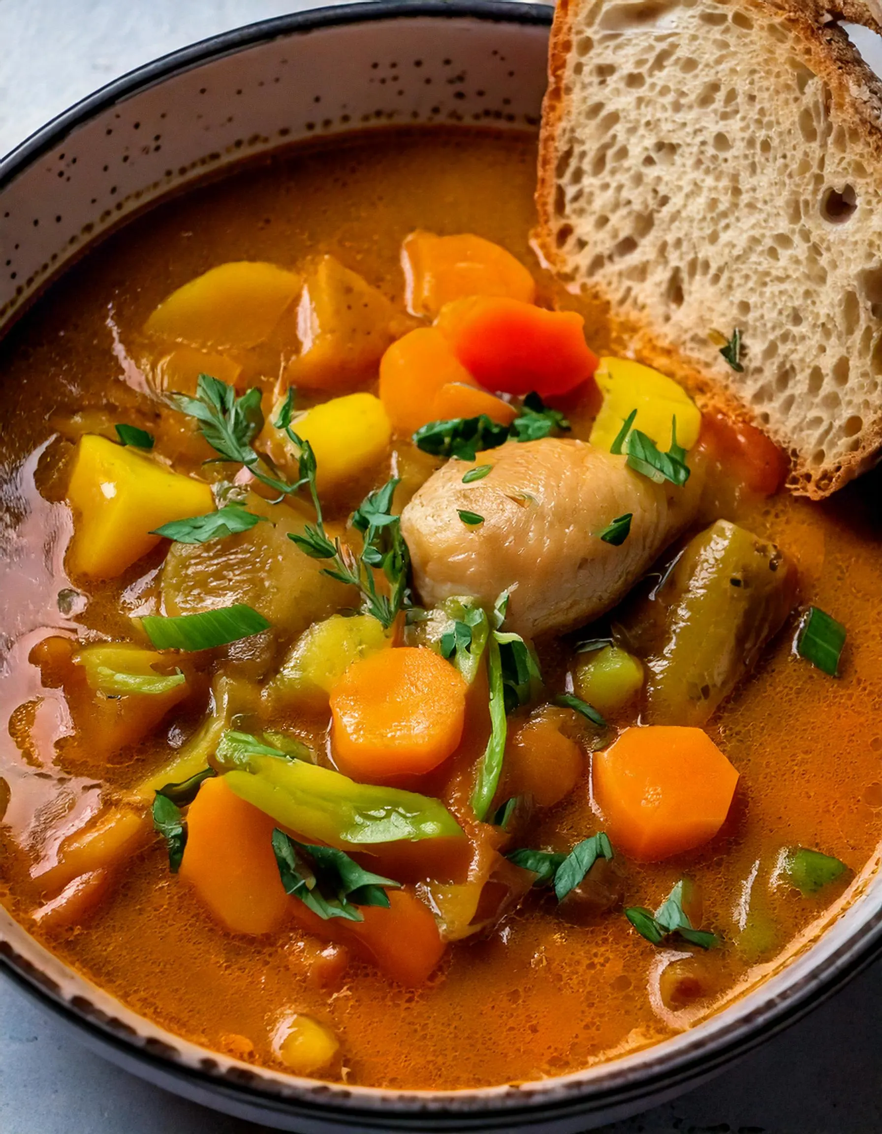 Hearty Chicken and Vegetable Stew recipe