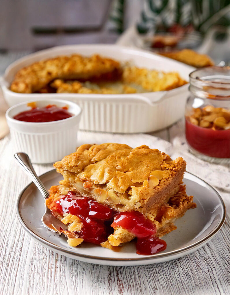 Peanut Butter and Jelly Cobbler