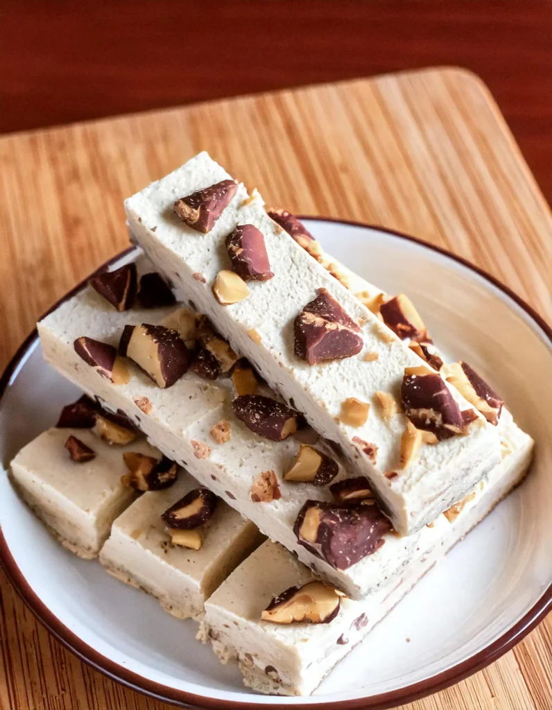 Peanut Butter Frozen Yogurt Bars