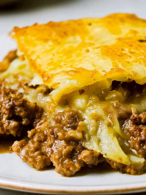 Philly Cheese Steak Shepherd's Pie