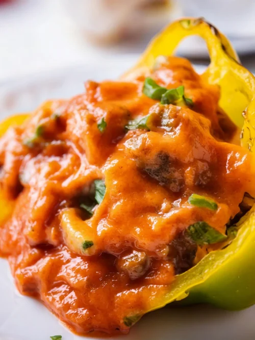 Philly Cheesesteak Stuffed Peppers