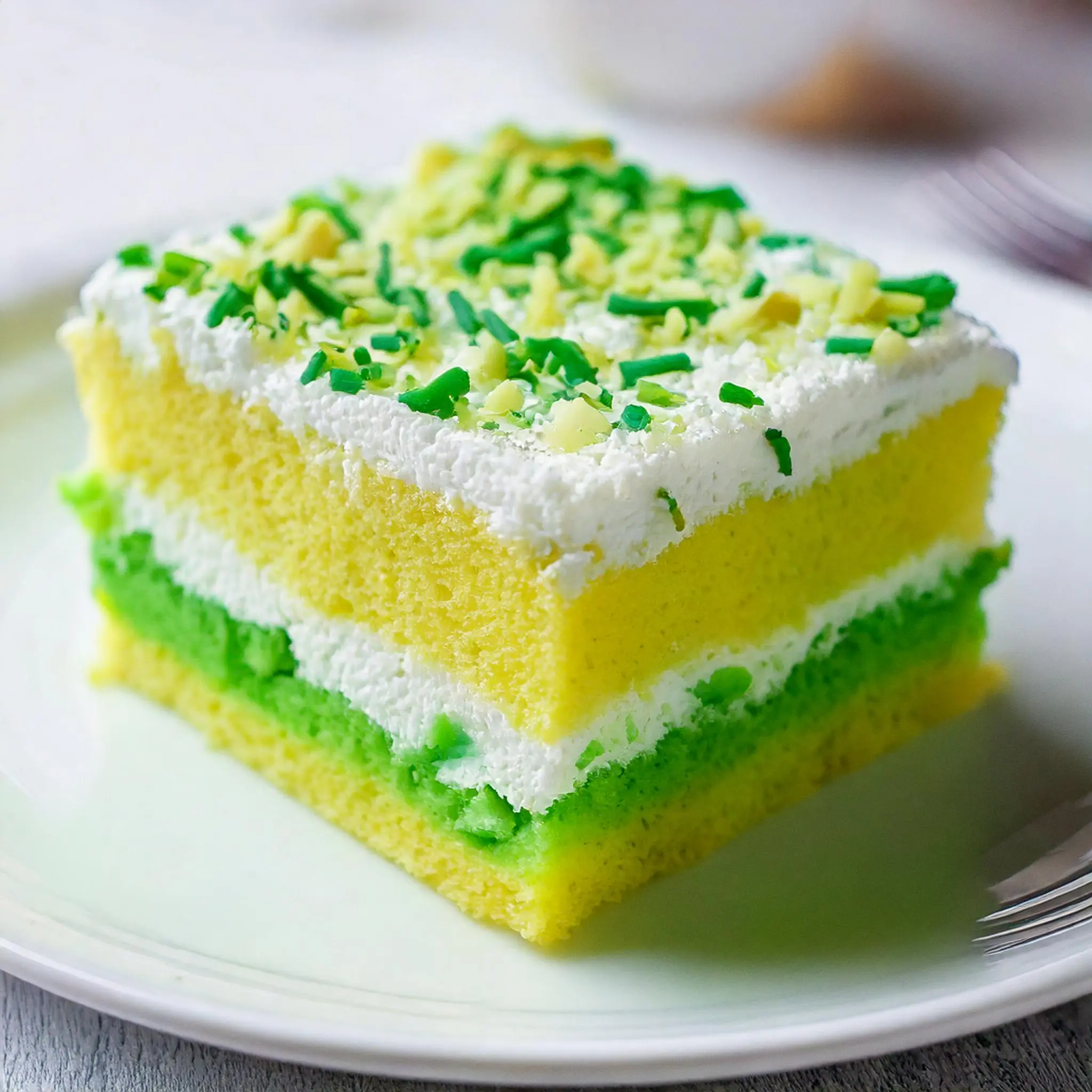 St. Patrick’s Day Poke Cake