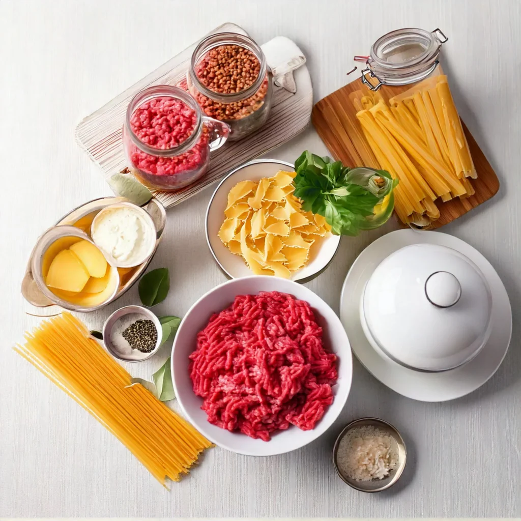 Creamy Parmesan Beef with Rigatoni Delight