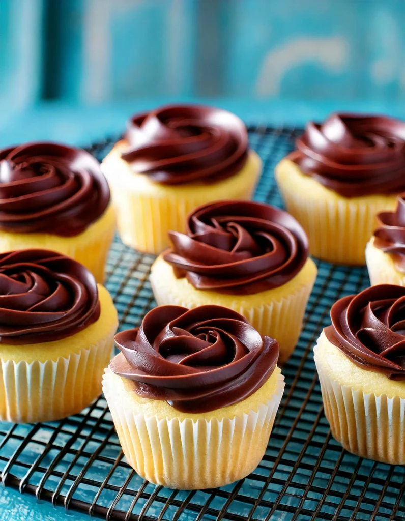 Boston Cream Pie Cupcakes