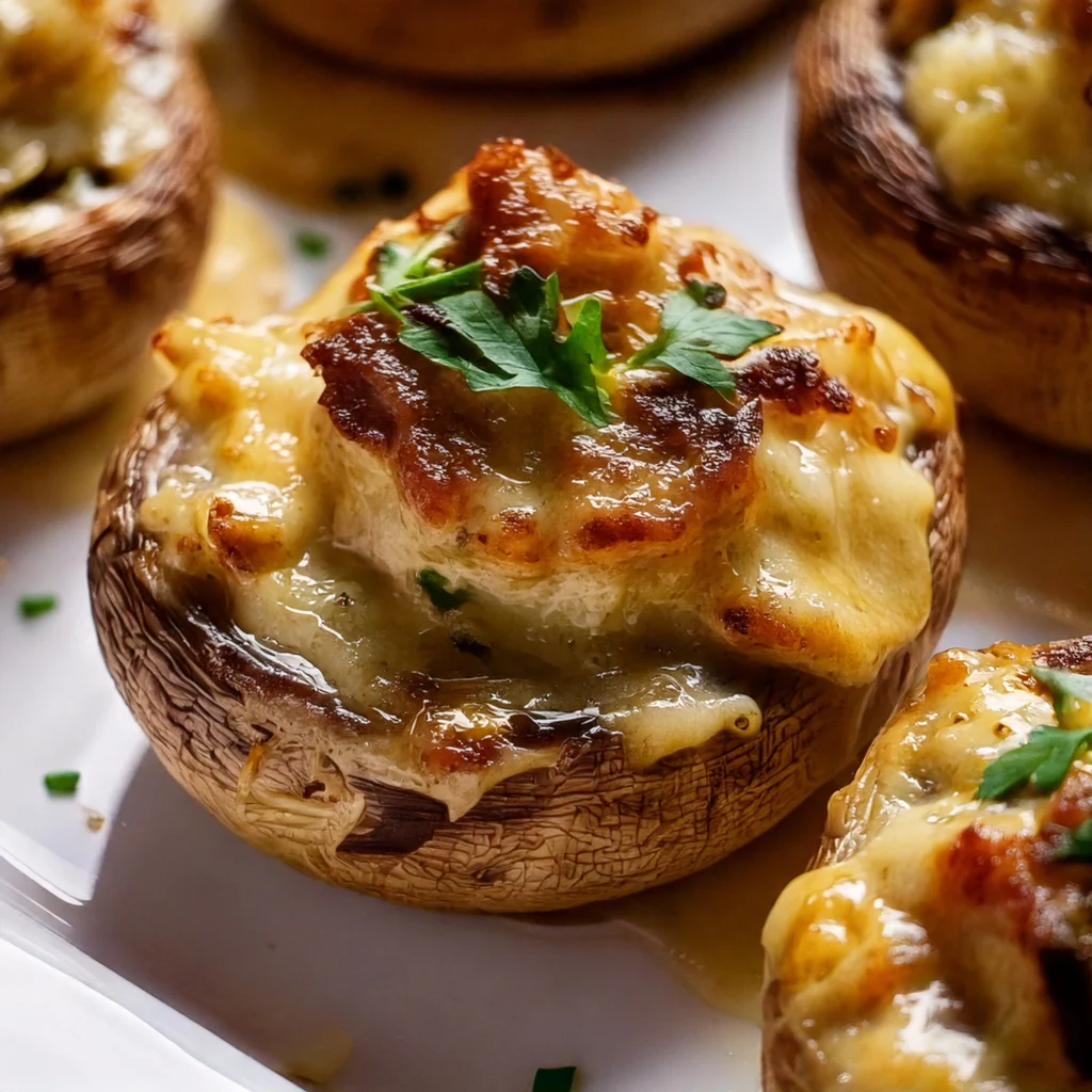 Sausage Stuffed Mushrooms